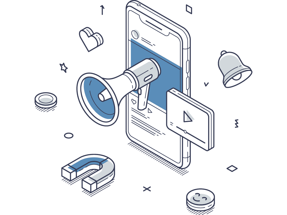 Illustration of AI-driven growth from a digital marketing consultant.